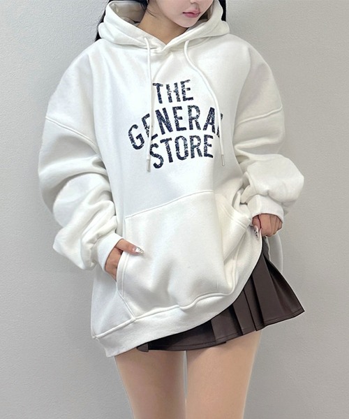 FOLLOWIN（フォロウィン） パーカー 裏起毛 3color「裏ボア」ロゴ