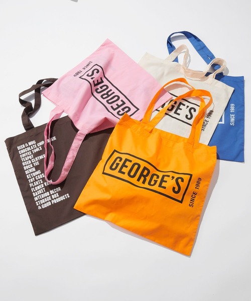 George's トートバッグ ジョージズロゴトート SINCE1989 レディース