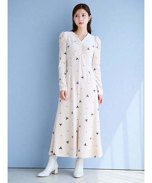 CELFORD（セルフォード） 長袖ワンピース 36 クリーム レディース