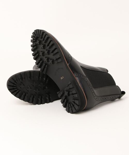 「ALPHA CUBIC」 ショートブーツ 24.0cm ブラック レディース_画像3