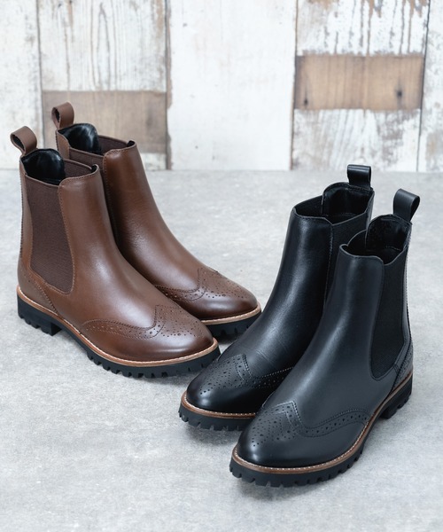 「ALPHA CUBIC」 ショートブーツ 24.0cm ブラック レディース_画像5