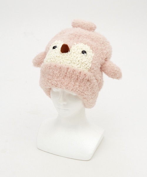 ニット帽 ニットキャップ an meets zakka ペンギンモンスターニット帽