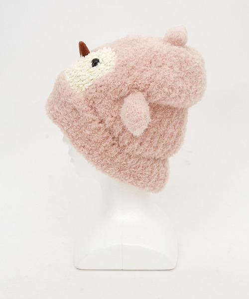 ニット帽 ニットキャップ an meets zakka ペンギンモンスターニット帽