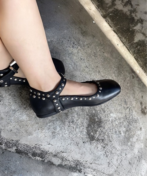 パンプス スタッズメリージェーンパンプス : ZOZOTOWN Yahoo!店 - 通販