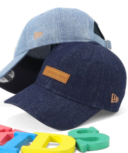 【★アラヒナ★】NEW ERA キッズ用デニムキャップ NEW ERA（ニューエラ） キャップ 帽子 キッズキャップ 9TWENTY デニム