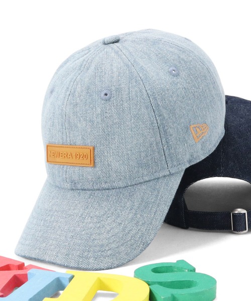 【★アラヒナ★】NEW ERA キッズ用デニムキャップ NEW ERA（ニューエラ） キャップ 帽子 キッズキャップ 9TWENTY デニム