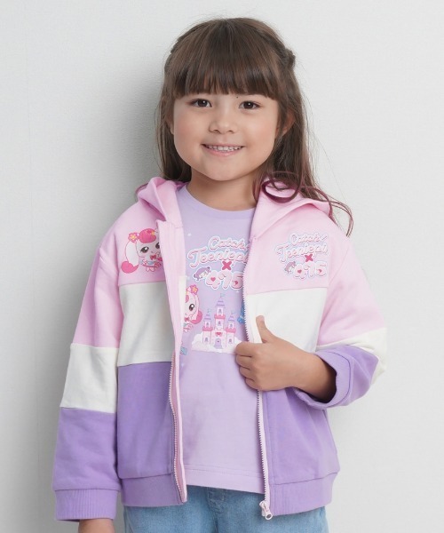 パーカー ティニピン×475 長袖フード付き 裏毛 しなこコラボ キッズ