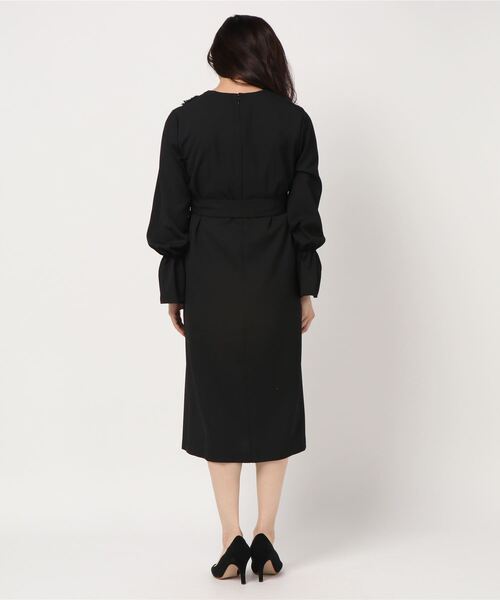 「DOLLUPOOPS」 長袖ワンピース 38 グリーン レディース_画像6