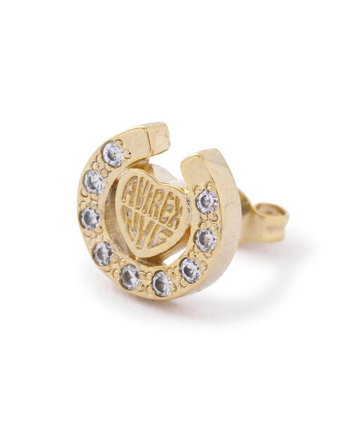 ピアス HEART  HORSESHOE CZ  EARRING by J.H.M CO.，LTD. レディースの画像