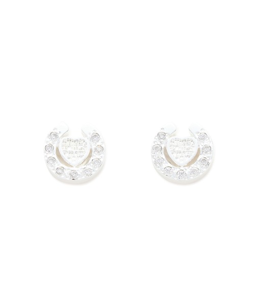 ピアス HEART  HORSESHOE CZ  EARRING by J.H.M CO.，LTD. レディースの画像