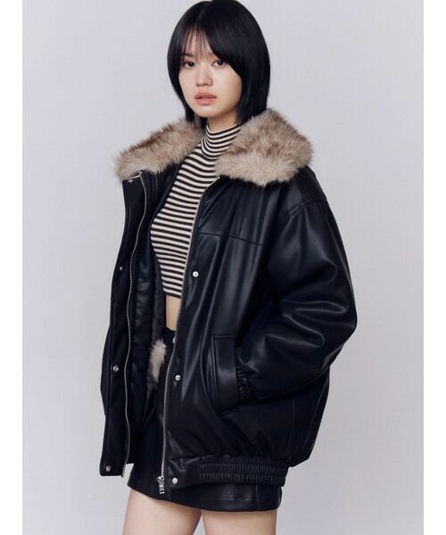 フェイクレザーブルゾンのおすすめ人気商品一覧 通販 - Yahoo!ショッピング