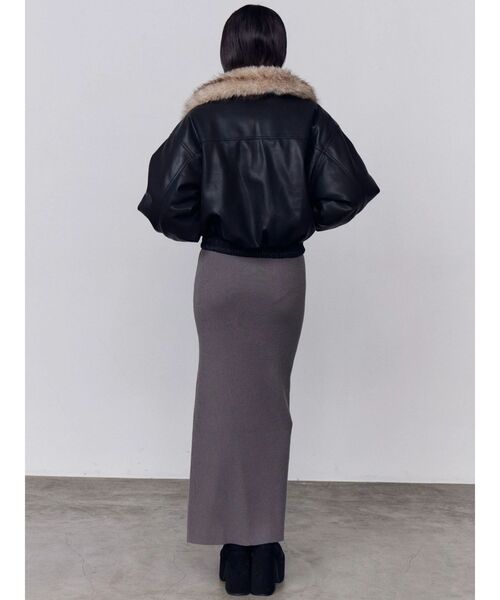 EMODA（エモダ） ブルゾン アウター フェイクレザーブルゾン