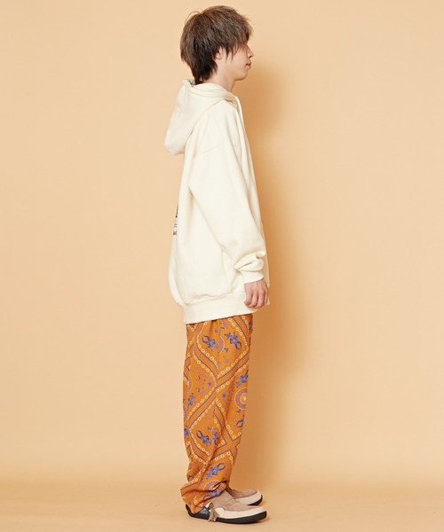 「チャイハネ」 「Amina」イージーパンツ FREE オレンジ メンズ_画像7
