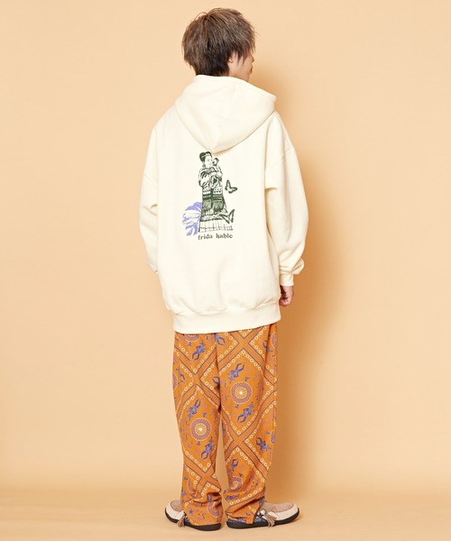 「チャイハネ」 「Amina」イージーパンツ FREE オレンジ メンズ_画像8