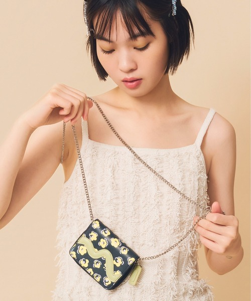 Casselini（キャセリーニ） 二つ折り 二つ折り財布 財布 チェーン 