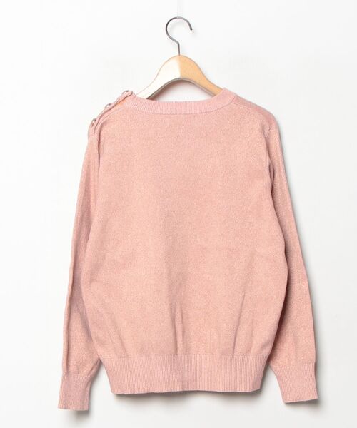 「PETIT BATEAU」 長袖ニット S ピンク レディース_画像2