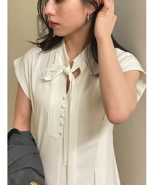 「FRAY I.D」 キャミソールワンピース 1 ブラック レディース_画像6