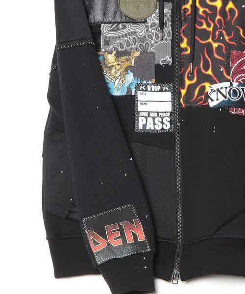 roar guns（ロアーガンズ） パーカー OVERDESIGN REMAKE ZIP HOODIE