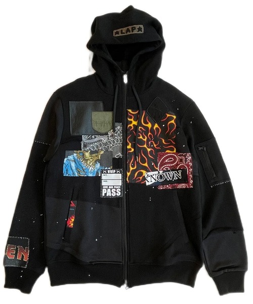 roar guns（ロアーガンズ） パーカー OVERDESIGN REMAKE ZIP HOODIE