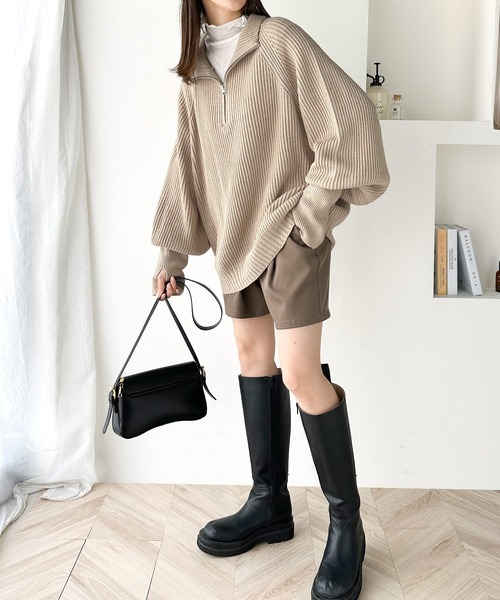 「classicalelf」 長袖ニット X-LARGE ベージュ レディース_画像6