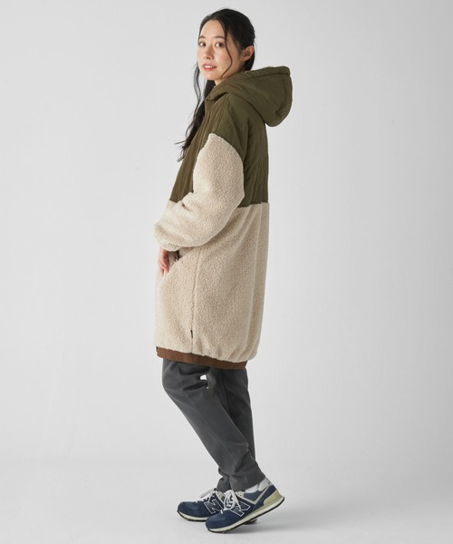 「KRIFF MAYER Lady's Collection」 中綿コート LARGE カーキ レディース_画像9