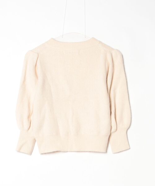 「31 Sons de mode」 7分袖ニット 36 ベージュ レディースの画像2