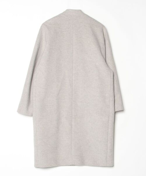 「JOURNAL STANDARD relume」 ノーカラーコート 36 グレー レディース_画像2