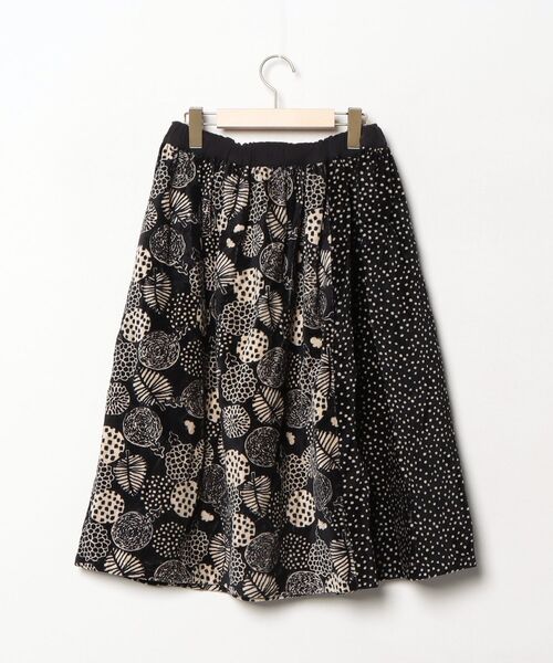 「marble sud」 フレアスカート - ブラック レディース_画像2