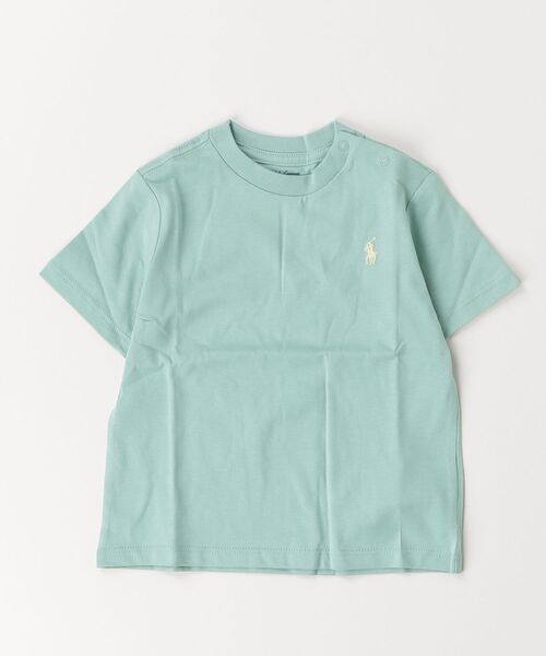 ベビー コットン ジャージー クルーネック Tシャツの画像