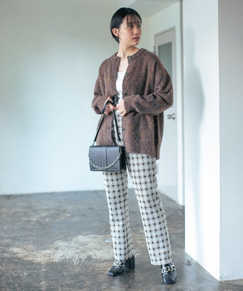 「PAGEBOY」 ニットカーディガン FREE ブルー系その他 レディース_画像2