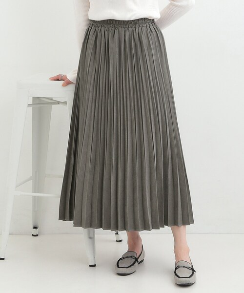 SHOO・LA・RUE（シューラルー） スカート 「洗濯機可/S-LL」縦ラインで