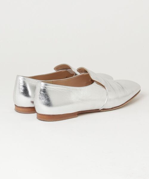 【美品】サイズ36 FABIO RUSCONI フラットシューズ FABIO RUSCONI（ファビオルスコーニ） シューズ 36 シルバー