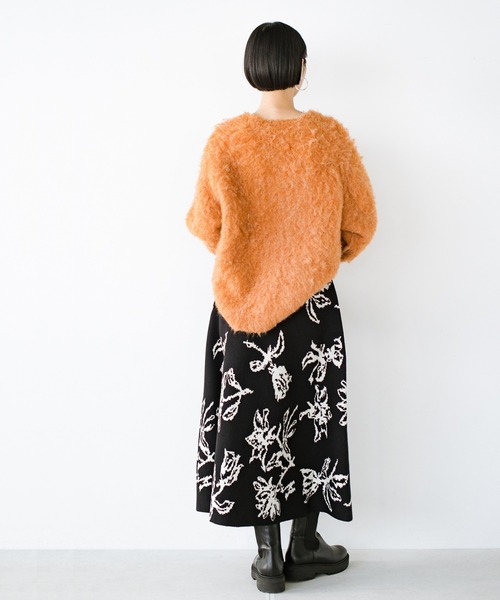 「ANNA LUNA」 ニットスカート LARGE ブラック レディース_画像9