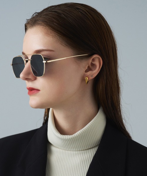 「NUEF 」 メガネ FREE ゴールド レディース_画像3