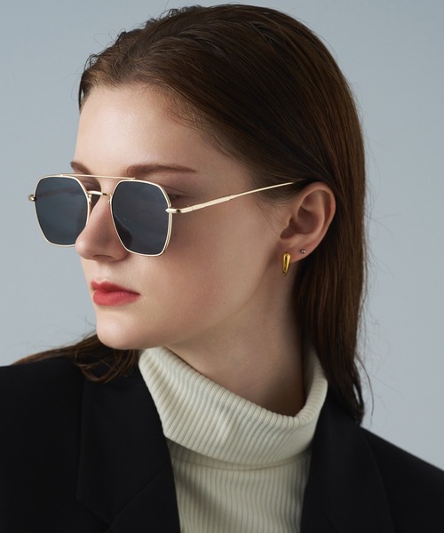 「NUEF 」 メガネ FREE ゴールド レディース_画像7