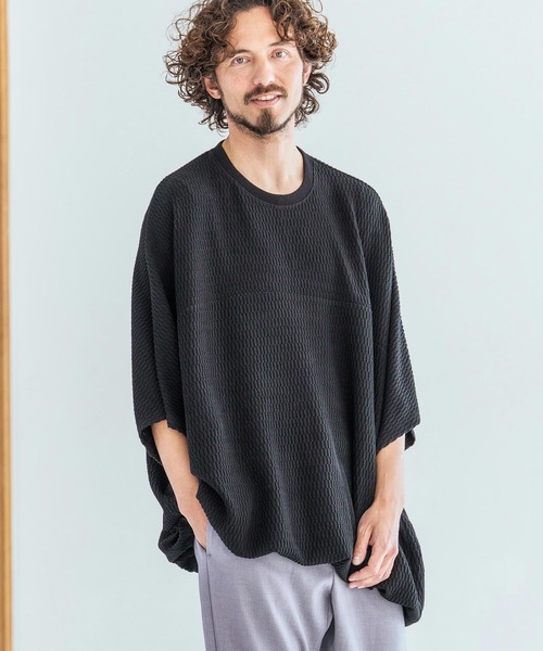 Magine（マージン） tシャツ mt10394-Switching Panel Honeycomb
