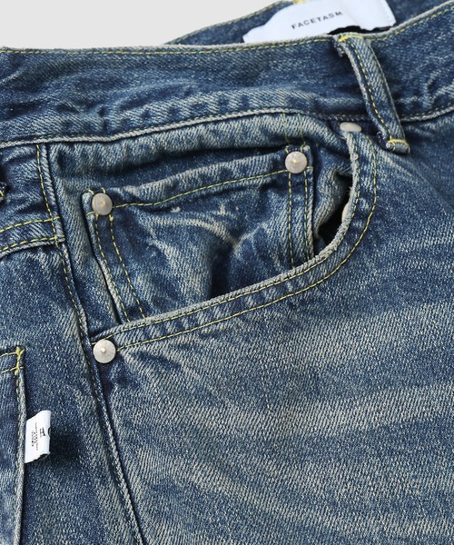 ジーンズ DAMARGED DENIM PANTS メンズの画像