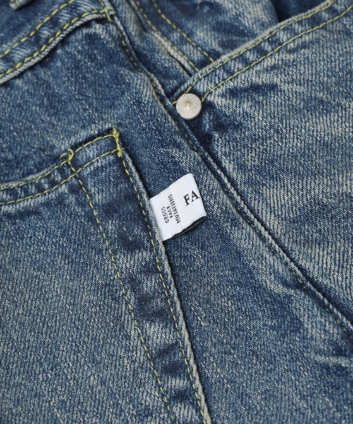 ジーンズ DAMARGED DENIM PANTS メンズの画像