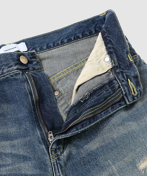 ジーンズ DAMARGED DENIM PANTS メンズの画像