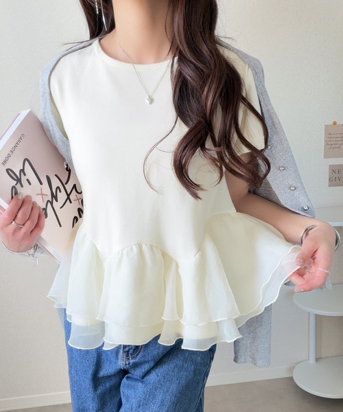 mily bilet tシャツ 半袖 「予約受付中」「mily bilet」可憐に揺れて