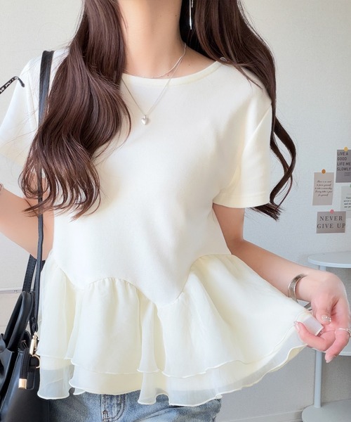mily bilet tシャツ 半袖 「予約受付中」「mily bilet」可憐に揺れて
