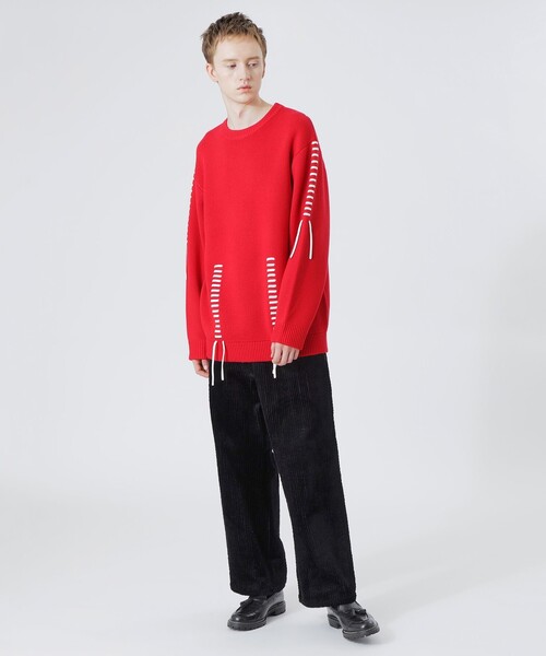 「LOVELESS」 長袖Tシャツ L イエロー系その他3 メンズ_画像5