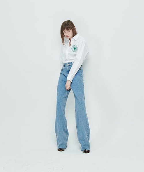 「Mardi Mercredi」 長袖シャツ FREE ホワイト レディース_画像2
