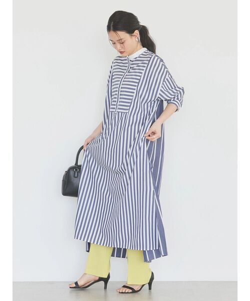 「AMERICAN HOLIC」 長袖ワンピース L ブルー系その他7 レディース_画像5