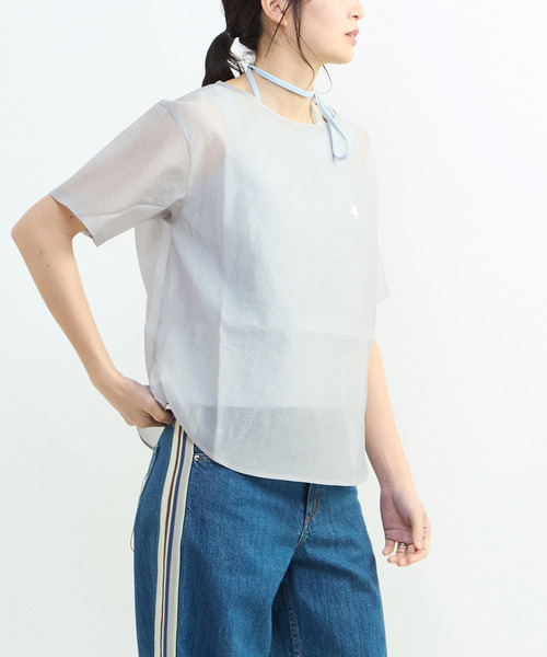 CONVERSE TOKYO tシャツ ORGANDY SHEER TEE レディース : ZOZOTOWN 