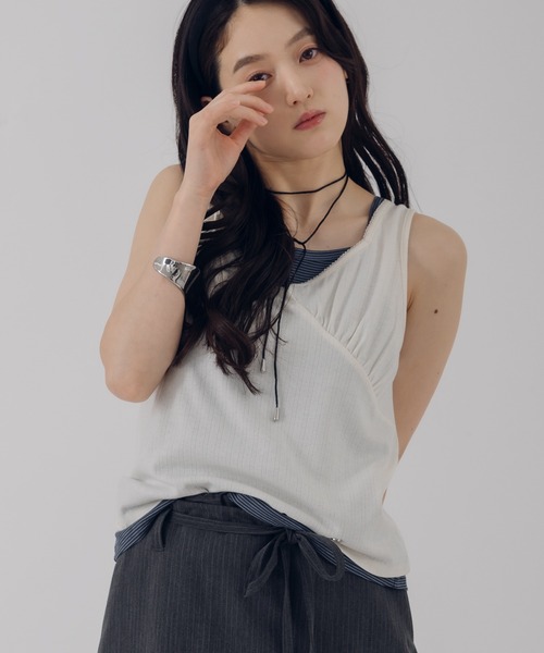 MUHET（ミュエータ） タンクトップ ノースリーブ 「set item」assorted