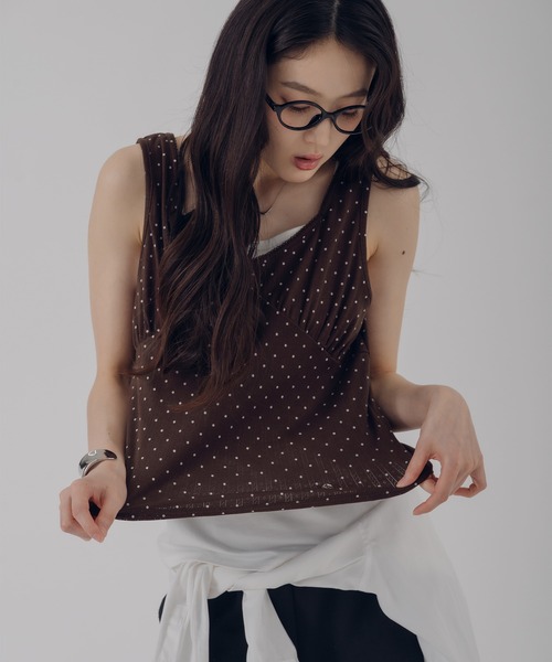 MUHET（ミュエータ） タンクトップ ノースリーブ 「set item」assorted