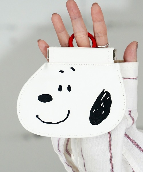 Vintage PEANUTS ポーチ 11”「Vintage PEANUTS」カラビナ付き