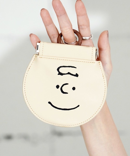 Vintage PEANUTS ポーチ 11”「Vintage PEANUTS」カラビナ付き