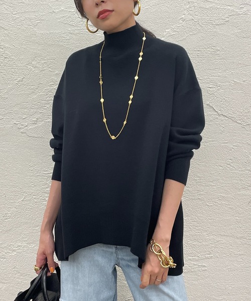 「LOUNGEDRESS」 長袖カットソー FREE ベージュ レディース_画像2
